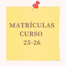 Matrícula curso 25-26